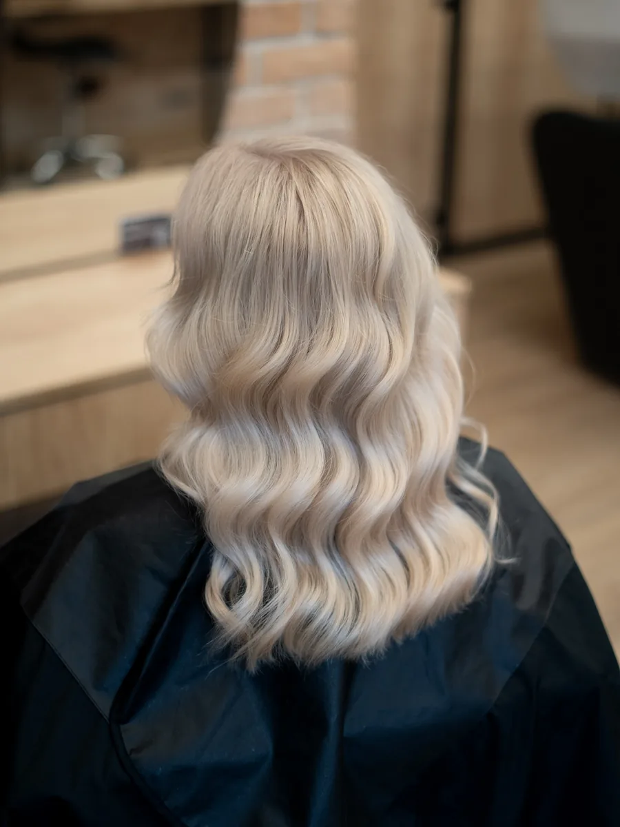 Balayage blond realizat la Contour Collective